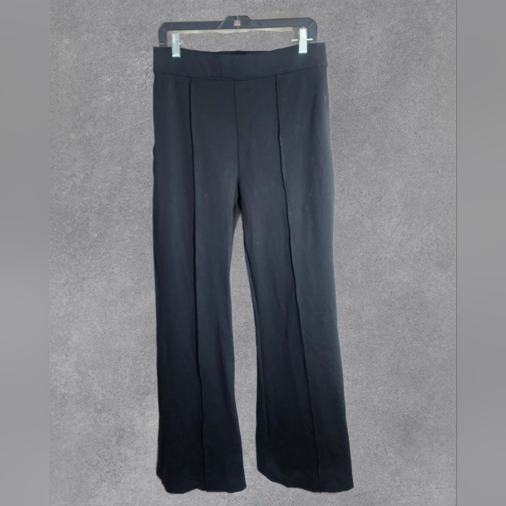 Spanx Black Flare Pull On Dress Pant Size Large